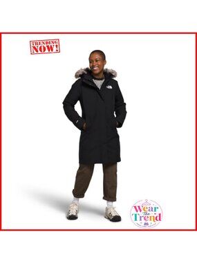 Waterproof Down Parka Faux Fur Hood Winter Jacket